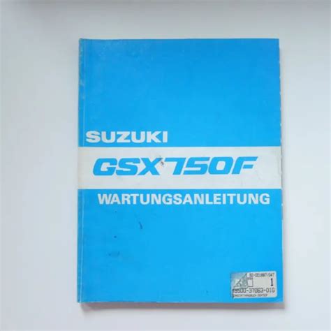 Handbuch da suzuki gsx 750 f. - Load service manual honda lead 100.