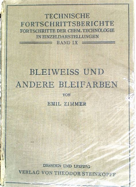 Handbuch der bleiweiss  und bleizuckerfabrication nach allen vorhandenen methoden. - 1947 montgomery ward sea king manual.