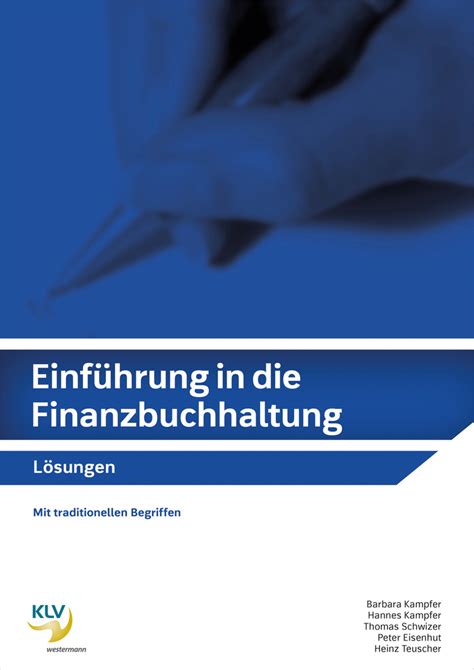 Handbuch für schülerlösungen für die finanzbuchhaltung. - F. m. klingers sturm und drang.