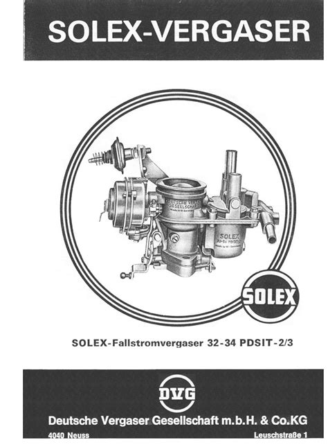 Handbuch vergaser solex 32 34 z2. - Service manual 500 john bean tire changer.