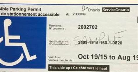 Handicap Parking Permit Ontario Form - Fill Out and Sign …