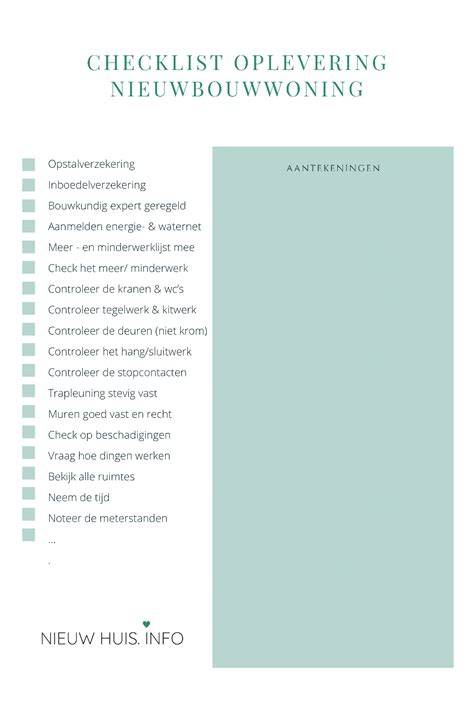 Handige checklists voor woningonderhoud