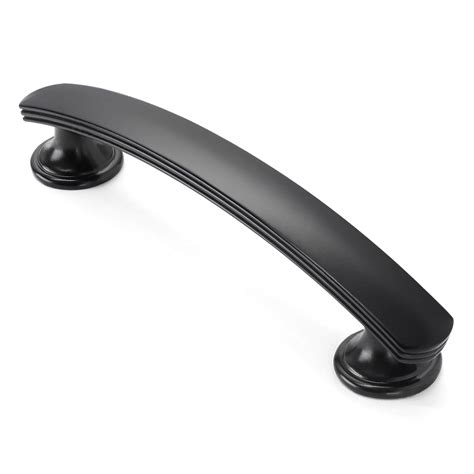 Foundations 3-in Center to Center Matte Black Oval Bar Drawer Pulls (10-Pack) Shop the Collection. Model # P44400W-FB-SP. Find My Store. for pricing and availability. 52. Color: Matte black. allen + roth. 1-7/32-in Matte Black Round Transitional Cabinet Knob.. 