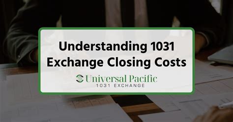 Handling Closing Costs in a 1031 Exchange 1031 Experts