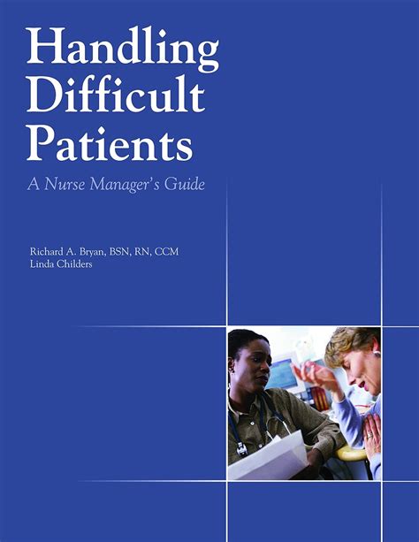 Handling difficult patients a nurse manager s guide. - Bases de datos y su aplicacion con sql.