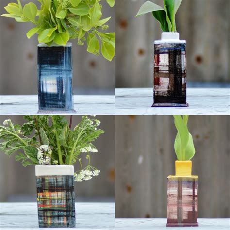 Handmade vases on Folksy