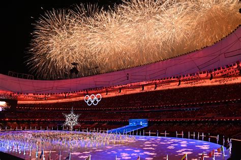 Handover ceremony during the Beijing 2024 Closing Ceremony