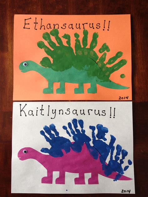 Handprint Dinosaur Template
