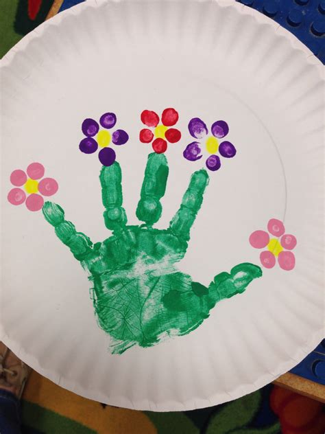 Handprint Flower Printable