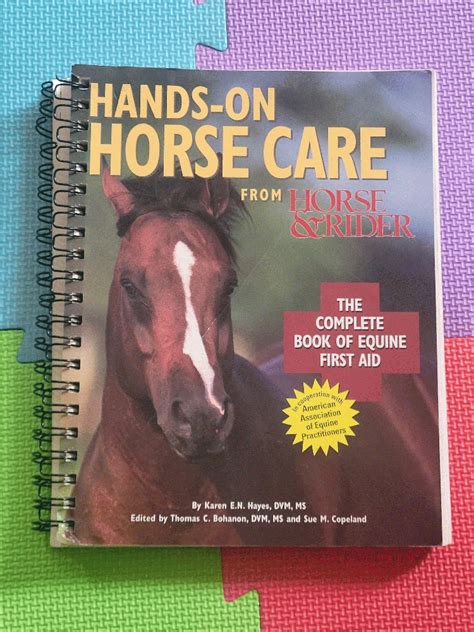 Full Download Handson Horse Care The Complete Book Of Equine Firstaid By Karen E Hayes