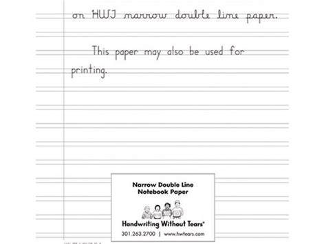 Handwriting Paper Handwriting Without Teats Double Line Handwriting Paper Handwriting
