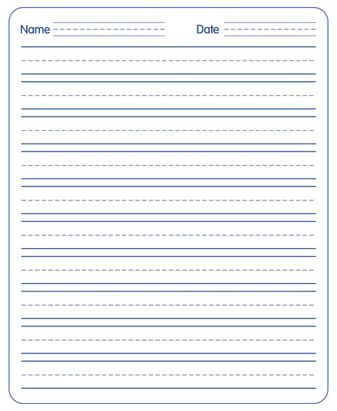 Handwriting Paper Printable