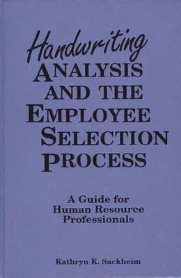Handwriting analysis and the employee selection process a guide for human resource professionals. - Assessment guide harcourt math grade 4.