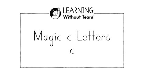 Handwriting lesson 5. Magic c letters - YouTube