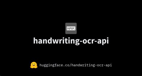 Handwriting ocr api