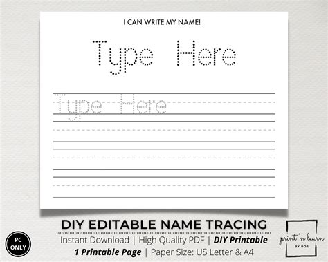 Handwriting worksheets name.  Make your own handwriting practice worksheet...