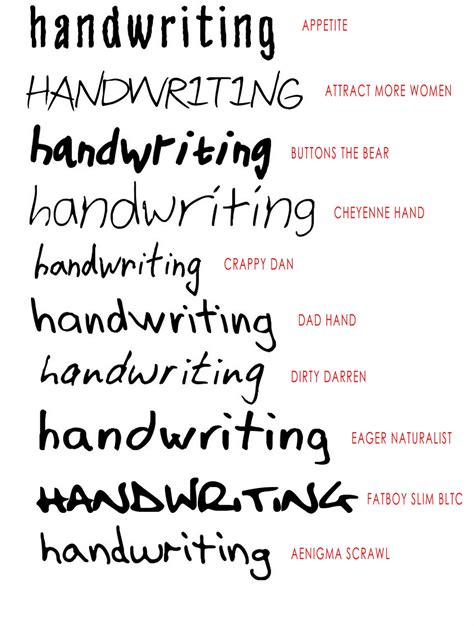 Handwriting writing fonts. A trio of fonts based on the handwriting of some of Adobe’s own designers. The three eponymous styles of the family — Ernie, Frank, and Tiffany — each have a unique flavor with its own rhythm and character. These fonts were originally created in 2012 so Acrobat users could sign documents electronically, but they were capable of so much ... 