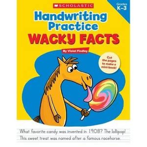 Read Handwriting Practice Wacky Facts By Violet Findley