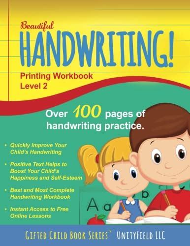 Read Online Handwriting Printing Workbook  Level 2 By Unityfield Llc