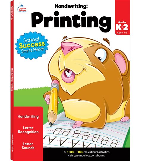 Read Online Handwriting Printing Workbook By Brighter Child