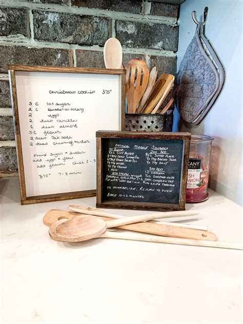 Handwritten Recipe Sign - Etsy