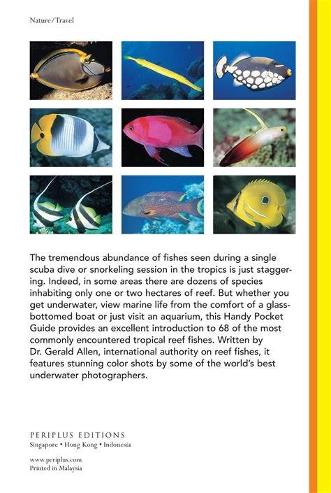 Handy pocket guide to tropical coral reef fishes handy pocket. - Anatomy and physiology lab manual bio 103.