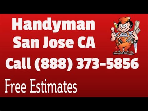 Handyman san jose. E J Handyman San Jose, CA 95111 Phone: (408) 965-9998. Handyman Work; General Repairs; Plumbing Services; Electrical Services; General Maintenance; Get a Free ... 