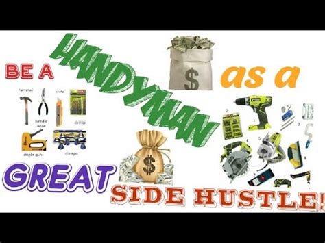 Handyman side hustle. Step 1: Choose Your Services. After generating this business idea, the first step is to define your area of expertise and select the services you aim to offer. These can be limited to general handyman services, or you can choose to specialize. Reflect on the current skills you possess and ask yourself what you do best. 
