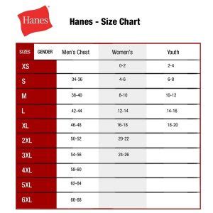 Hanes Large Underwear Size Chart Tutorial Pics