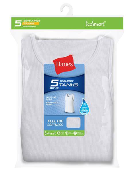 Hanes ecosmart boys tank 5 pack.  You'll Free Returns Free Shipping .  Our ...