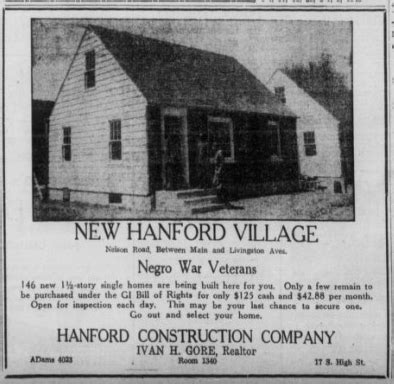 Hanford Village Listed In National Register Columbus Landmarks