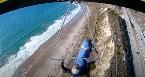 Hang Glider Nearly Dies After Harness Detaches From Wing