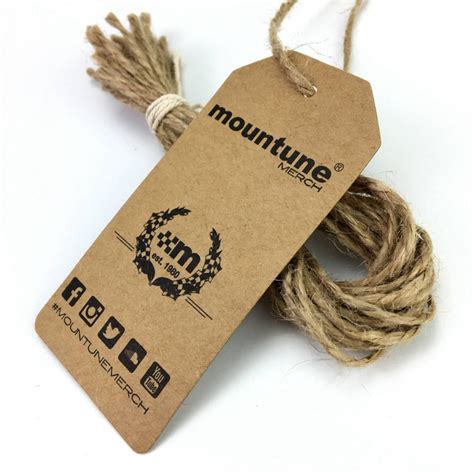 Handmade Gift Tags 2'' Round Tags 100PCS Brown Kraft Hang Tags with Natural  Jute Twine Perfect for DIY&Craft, Wedding Party Favor and Birthday Party