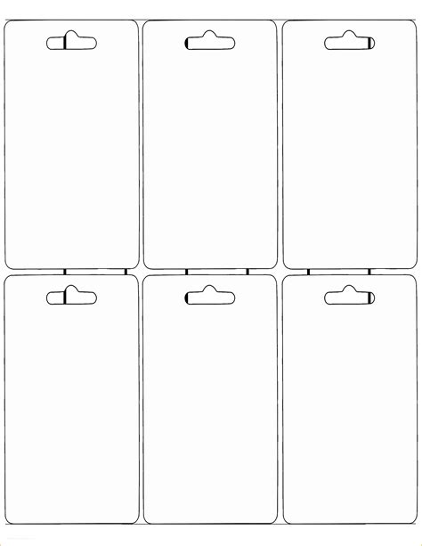 Hanger Tag Template