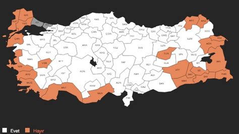 Hangi ilde EVET, hangi ilde HAYIR oy oranı yüksek  Sporx. 