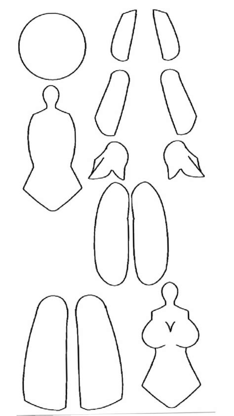Hanging Doll Template