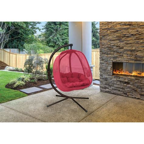 Hanging Egg Patio Chair - Bark Brylane Home