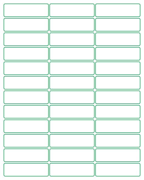 Hanging File Folder Tabs Template Word