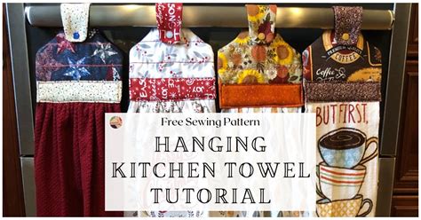 Hanging Kitchen Towel Pattern (+ Video Tutorial)