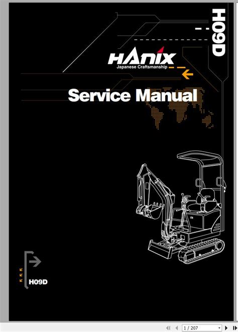 Hanix h09d mini excavator service and parts manual. - 1979 johnson 6 ps seepferdchen reparaturanleitung.