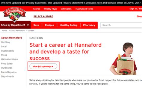 Hannaford application. Hannaford. 3.6. 255 Joseph E Warner Boulevard, Taunton, MA 02780. $16.25 - $24.35 an hour - Part-time. Pay in top 20% for this fieldCompared to similar jobs on Indeed. You must create an Indeed account before continuing to the company website to apply. Apply now. 