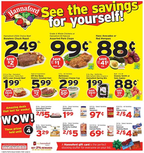 Home / Grocery. Hannaford Flyer (10/15/23 - 10/21/23) Weekly Ad. Posted by Kristy Johnson September 14, 2023. With weeklyad.co, view your Hannaford flyer …. 