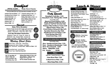 Hannibal's kitchen menu. Whether your contracted with Hannibal’s or not, always inquire about special pricing for large groups, Please call us 24/7 at (916) 638-4363. Thanks again for considering Hannibal’s Catering. We’re sure that you will be a repeat customer. First time customer, please take a moment to read our Catering Policy. 