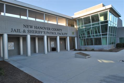 The New Hanover County Jail, located at 3950 Juvenile Center Road, Castle Hayne, NC, 28429 is a County Jail and serves New Hanover County. It has a capacity of 672. If the inmate you are looking for is not on the search above, you can go directly to the New Hanover County Jail's website or you can call the jail directly on: 910-798-4161, 910 .... 