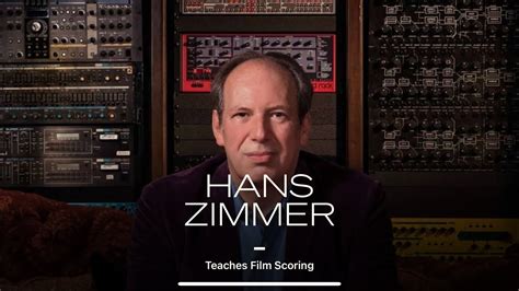 Hans Zimmer Teaches Film Scoring - Masterclass - YouTube