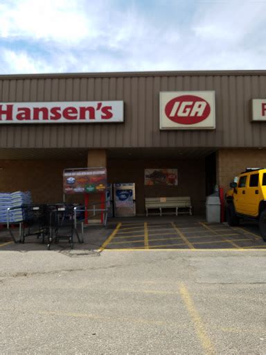Hansen's IGA proudly serves the Neillsville,WI area. ... 7:00 am - 9:00 pm • Every Day! • (715) 743-3865. My Store: 305 W 5th Street, Neillsville, WI Top Features. This Week's Specials. Goto This Week's Specials. Hansen's market Fresh Perks. Goto Hansen's market Fresh Perks Featured Links. Ad Specials; Digital Coupons; Departments. Liquor .... 