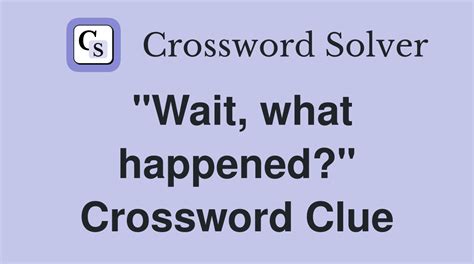 Happened to crossword clue. USA daily crossword fans are in luck—there’s a nearly inexhaustible supply of crossword puzzles online, and most of them are free. With these 10 sites, you can find free easy cross... 