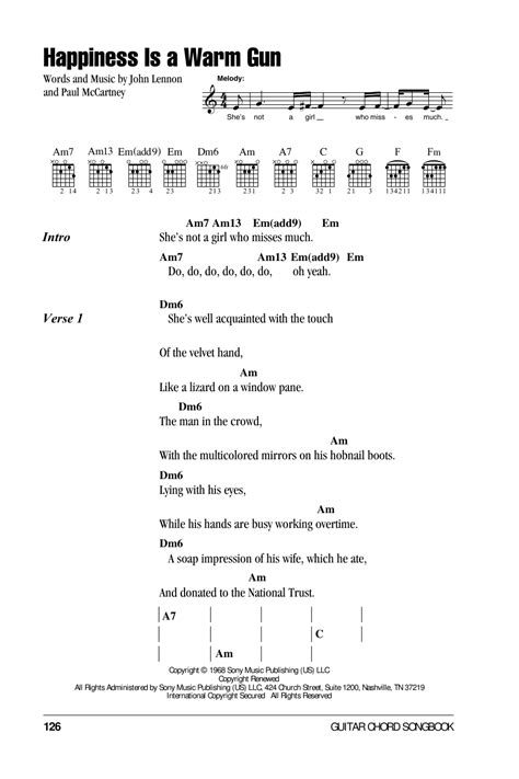 Happiness Is A Warm Gun Tab - Ultimate Guitar