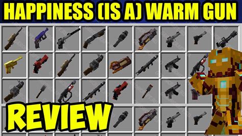 Happiness (is a) Warm Gun, or HWG, shoots for (pun intended) a pleasant, interesting-yet-not-overdetailed and simple-yet-in-depth and intuitive gun mod, to add a new class of weapons. HWG also aims for fairly simply models, all made in json, rather than overmodeled and 32x or higher assets, while still giving the player carefully modeled items.. 