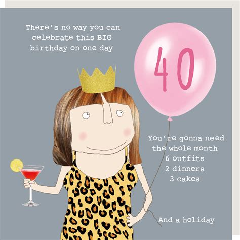 Happy 40th birthday meme woman. InstaDecor 40th Birthday Card Gifts for Women or Men, Happy and Funny 40 Year Old Birthday Greeting Card for Husband or Wife, Jumbo 8x10 Inch Print, Classy Vintage. 474. 50+ bought in past month. $699. FREE delivery Thu, Mar 21 on $35 of items shipped by Amazon. Or fastest delivery Wed, Mar 20. 